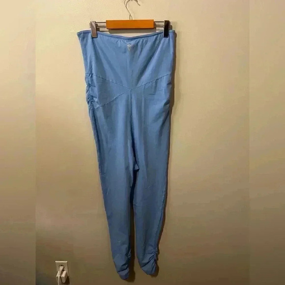 NWOT FREE PEOPLE Hot Shot Strapless Jumpsuit By Fp  Movement Raindrop Blue XS - Picture 4 of 5